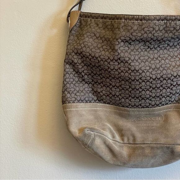 Coach shoulder bag leather ware eat. 1941 suede - Picture 7 of 10